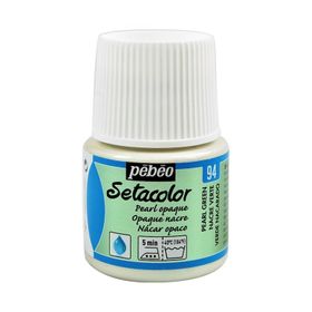 Pebeo Setacolor Yanar Döner 94 Pearl Green Opak Kumaş Boyası