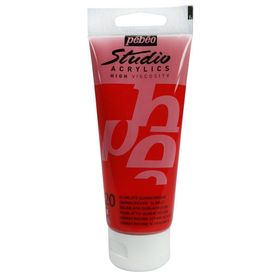 Pebeo Studio 20 Quinacridone Scarlet 100ml Akrilik Boya