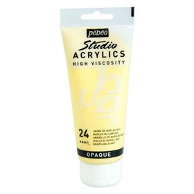 Pebeo Studio 24 Naples Yellow Hue 100ml Akrilik Boya