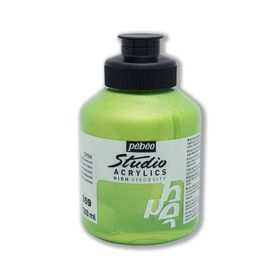 Pebeo Studio 359 İridescent Green Yellow 500ml Akrilik Boya