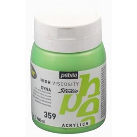 Pebeo Studio 359 İridescent Green Yellow 500ml Akrilik Boya
