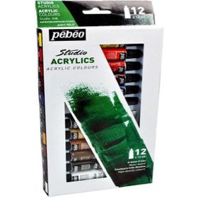 Pebeo Studio 666013 12x12 ml Akrilik Boya Seti