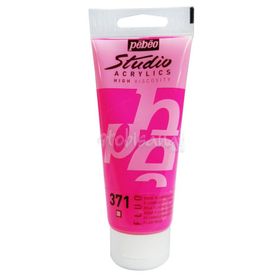 Pebeo Studio Fluorescent Pink 371 100ml Akrilik Boya