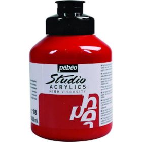 Pebeo Studio No:18 Napthol Carmine 500ml Akrilik Boya