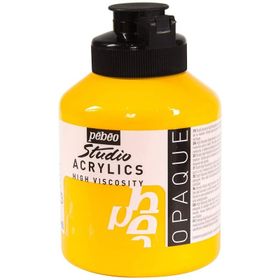 Pebeo Studio No:23 Medium Cadmium Yellow 500ml Akrilik Boya