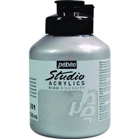 Pebeo Studio No:351 Silver 500ml Akrilik Boya