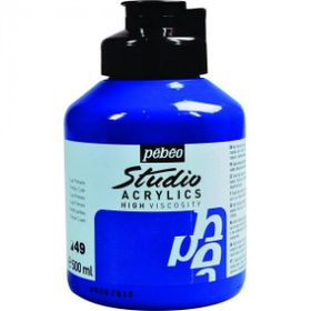 Pebeo Studio No:49 Primary Cyan 500ml Akrilik Boya