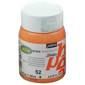 Pebeo Studio No:52 Dark Cadmium Yellow 500ml Akrilik Boya