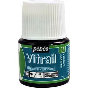 Pebeo Transparan 45 ml N:17 Turquoise Blue Cam Boyası