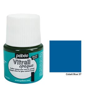 Pebeo Vitrail 37 Cobalt Blue 45 ml Cam Boyası