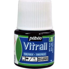 Pebeo Vitrail 45 ml Sky Blue Cam Boyası