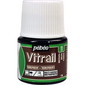 Pebeo Vitrail Brown 11 45 ML Cam Boyası