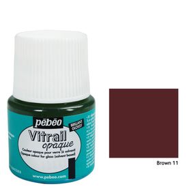 Pebeo Vitrail Brown 6020 45 ml Cam Boyası