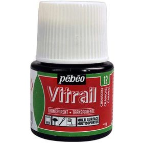 Pebeo Vitrail Crimson 12 45 ML Cam Boyası