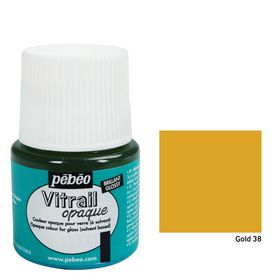 Pebeo Vitrail Gold 7614 45 ml Cam Boyası