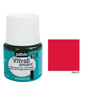 Pebeo Vitrail Pink 8789 45 ml Cam Boyası