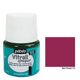 Pebeo Vitrail Red Violet 8729 45 ml Cam Boyası