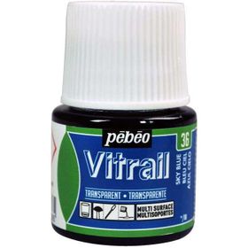 Pebeo Vitrail Sky Blue 36 45 ml Transparan Cam Boyası