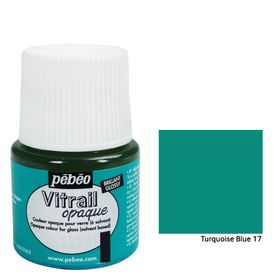Pebeo Vitrail Turquoise Blue 5728 45 ml Cam Boyası