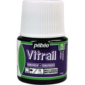 Pebeo Vitrail Violet 05025 45 ml Transparan Cam Boyası