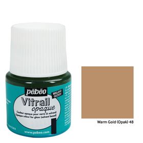 Pebeo Vitrail Warm Gold 202553 45 ml Cam Boyası