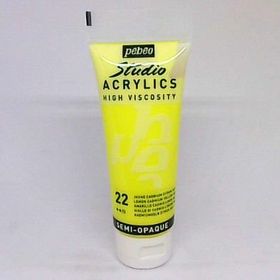 Pebeo Yüksek Yoğunluklu Limon Sarısı 22 100 ml Akrilik Boya