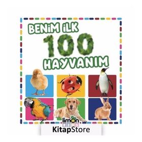Pedagog Onaylı Benim İlk 100 Hayvanım-Limon Kids Yayınları