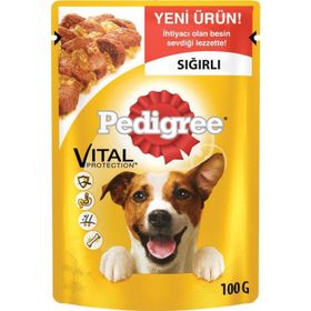Pedigree 100 gr Pouch Biftekli Tavuk Etli Köpek Konservesi