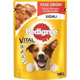 Pedigree 100 gr Pouch Biftekli Tavuk Etli Köpek Konservesi
