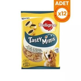 Pedigree 12x140 gr Tasty Minis Sığır Etli ve Peynirli Köpek Ödül Maması
