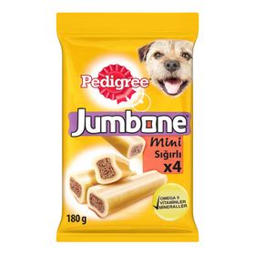 Pedigree 4'lü 160 gr Jumbone Mini Biftekli Köpek Ödülü