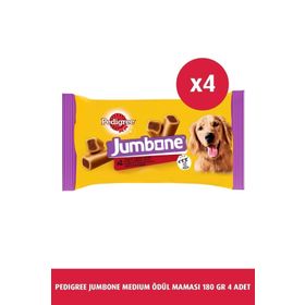 Pedigree 4x180 gr Jumbone Sığır Etli Medium Köpek Ödül Maması
