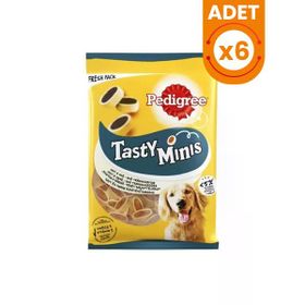 Pedigree 6x140 gr Tasty Minis Sığır Etli ve Peynirli Köpek Ödül Maması