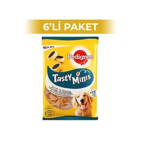 Pedigree 6x140 gr Tasty Minis Sığır Etli ve Peynirli Köpek Ödül Maması