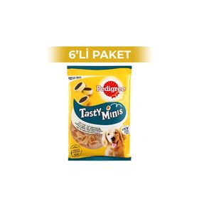 Pedigree 6x140 gr Tasty Minis Sığır Etli ve Peynirli Köpek Ödül Maması