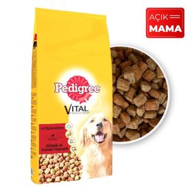 Pedigree Biftekli ve Kümes Hayvanlı 1 kg Açık Köpek Maması