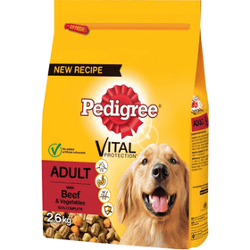Pedigree Biftekli ve Kümes Hayvanlı 2.6 kg Yetişkin Köpek Maması