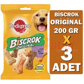 Pedigree Biscrok Original 3x200 gr Köpek Ödülü