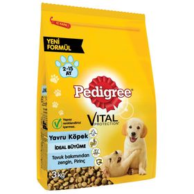 Pedigree KY.14905 3 Kg Kümes Hayvanlı Ve Pirinçli Yavru Kuru Köpek Maması