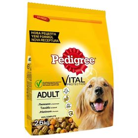 Pedigree Pirinçli ve Sebzeli 2,6 kg Kümes Hayvanlı Yetişkin Köpek Maması