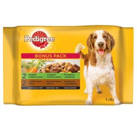 Pedigree Poşet Etli Seçenekler 4'lü Köpek Maması