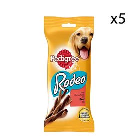 Pedigree Rodeo Biftekli 5x70 gr Köpek Ödülü