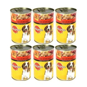 Pedigree Sığır Etli 6x400 gr Yetişkin Köpek Konserve