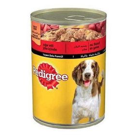 Pedigree Sığır Etli 6x400 gr Yetişkin Köpek Konserve