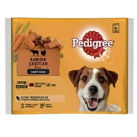 Pedigree Sığır Etli Kuzulu ve Hindili 100 gr Köpek Konservesi