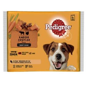 Pedigree Sığır Etli Kuzulu ve Hindili 100 gr Köpek Konservesi