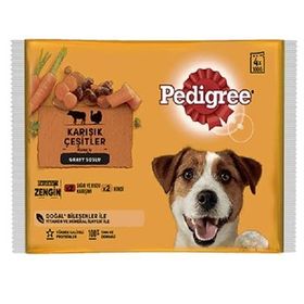 Pedigree Sığır Etli Kuzulu ve Hindili 100 gr Köpek Konservesi