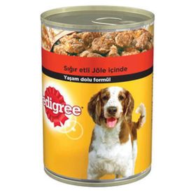 Pedigree Sığır Etli ve Biftekli 12x400 gr Yetişkin Köpek Konserve