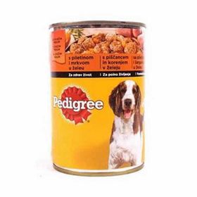 Pedigree Tavuklu ve Havuçlu 6x400 gr Yetişkin Konserve Köpek Maması