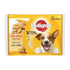 Pedigree Vital Protection 4x100 gr Köpek Maması